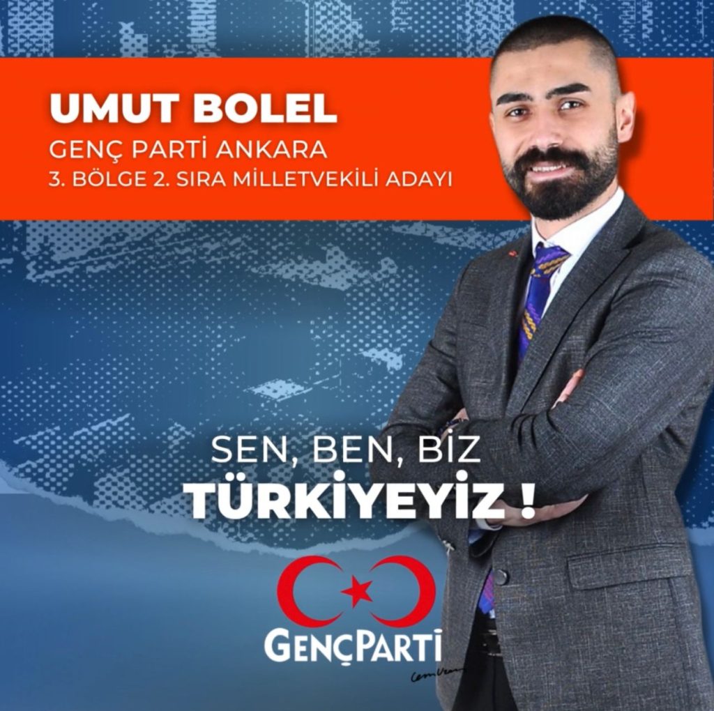 Ünlü Yapımcı Umut BOLEL Genç Parti Ankara Milletvekili Adayı Oldu!.